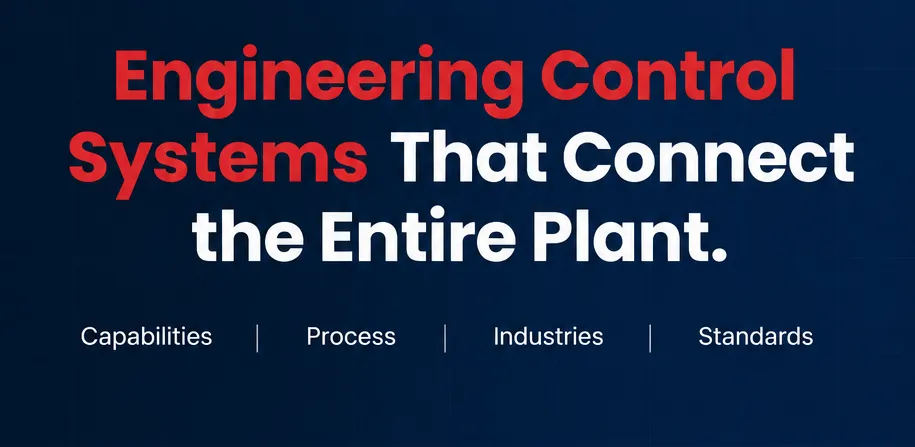Engineering Control Systems That Connect the Entire Plant — CSE Solutions control systems integration banner