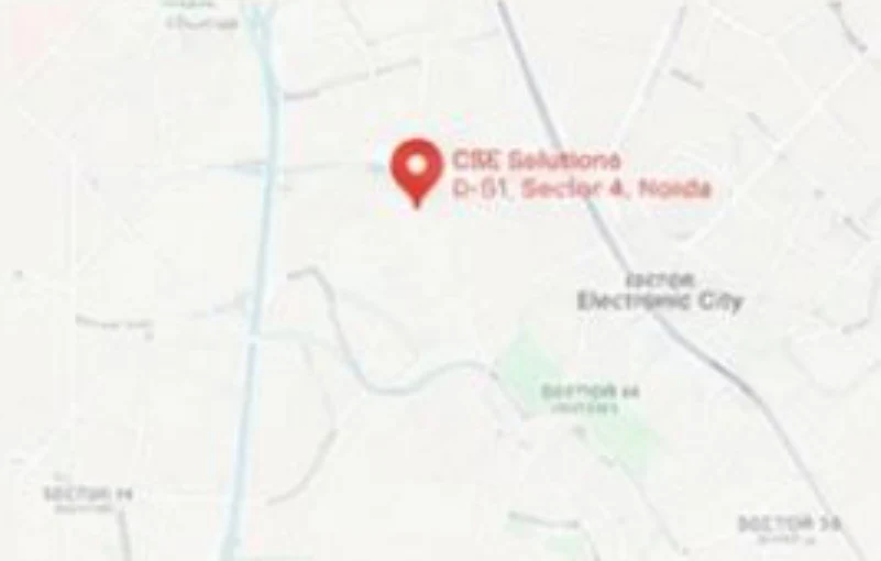 Map showing the CSE Solutions office at D-51, Sector-4, Noida